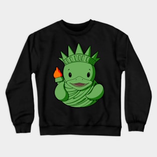 Statue of Liberty Rubber Duck Crewneck Sweatshirt